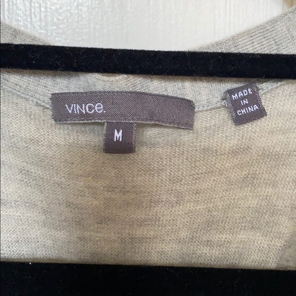 Grey Vince cashmere sweater vest - Picture 4 of 5
